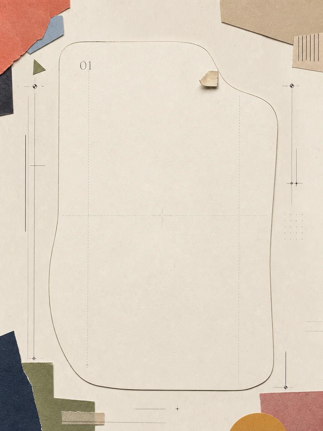 Papercraft artwork for Press stage one: Brief.