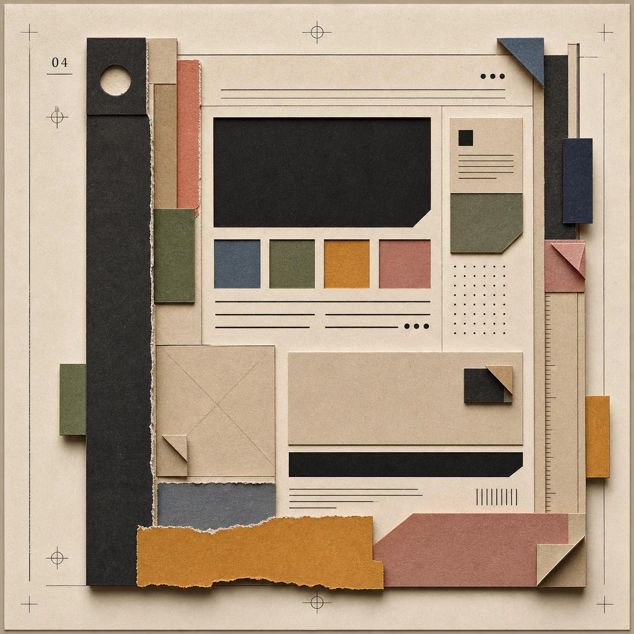 Papercraft artwork for Press stage four: Polish.